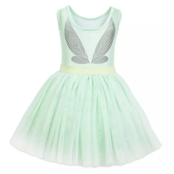 Disney Store Tinker Bell Dress Girls 3T Animators Collection Leotard Tutu Ballet - Picture 9 of 9
